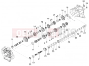 MOTOGUZZI Eldorado 1400 ABS Gear box - Gear assembly