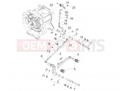MOTOGUZZI Eldorado 1400 ABS Gear lever
