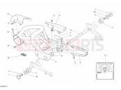 DUCATI 2008 Monster S4RS TRICOLORE SWING ARM » SWING ARM