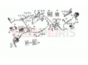 MOTOGUZZI SP 1000 Front LH/rear brake system