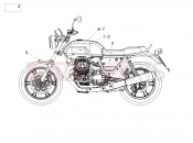 Decal - Motoguzzi V7 III Carbon 750 2019