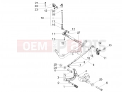 Gear lever - Motoguzzi V7 III Carbon 750 2019