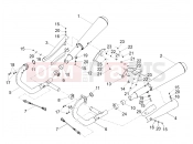 MOTOGUZZI V9 Bobber 850 ABS Exhaust pipe