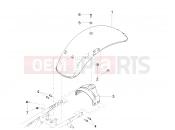 MOTOGUZZI V9 Bobber 850 ABS Rear mudguard