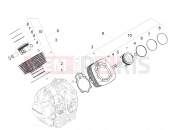 MOTOGUZZI V9 Roamer 850 ABS Cylinder - Piston