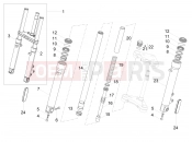 MOTOGUZZI V9 Roamer 850 ABS Front fork Kaifa