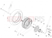 MOTOGUZZI V9 Roamer 850 ABS Front wheel