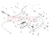 MOTOGUZZI V9 Roamer 850 ABS Rear master cylinder