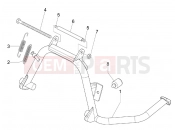 PIAGGIO MP3 125 ie 2008-2011 (EMEA) Stand/s