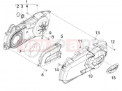 PIAGGIO MP3 125 ie 2008-2011 (EMEA) Crankcase cover - Crankcase cooling