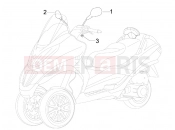 PIAGGIO MP3 125 ie 2008-2011 (EMEA) Driving mirror/s