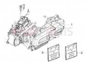 PIAGGIO MP3 125 ie 2008-2011 (EMEA) Engine, assembly