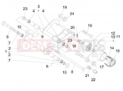 PIAGGIO MP3 125 ie 2008-2011 (EMEA) Swinging arm