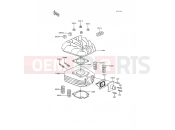 KAWASAKI 1990 Cylinder Head/Cylinder