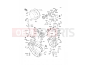 Engine Cover - Kawasaki KDX200 (KDX200-E2) 1990