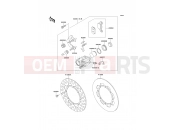 Front Caliper - Kawasaki KDX200 (KDX200-E2) 1990