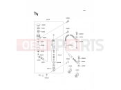 Rear Master Cylinder - Kawasaki KDX200 (KDX200-E2) 1990
