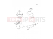 KAWASAKI 1992 Decals(Violet)