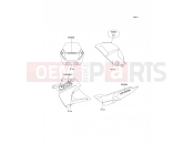 KAWASAKI 1992 Decals(Blue)