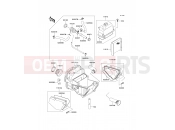 Air Cleaner - Kawasaki GPZ500S (EX500-E4A) 1997