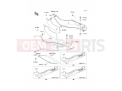 Side Covers/Chain Cover - Kawasaki GPZ500S (EX500-E4A) 1997