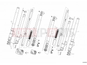 DUCATI Monster 695 FRONT FORK » FRONT SUSPENSION