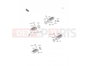 Footrests - Kawasaki ER-5 (ER500-B2) 1998