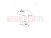 Decals(Black) - Kawasaki ER-5 (ER500-B2) 1998