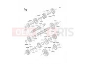 Transmission - Kawasaki D-TRACKER (KLX250-J2) 1999