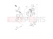 Rear Hub - Kawasaki D-TRACKER (KLX250-J2) 1999