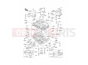 Crankcase - Kawasaki GPZ500S (EX500-E10) 2003