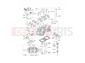 Cylinder Head - Kawasaki W650 (EJ650-C5) 2003