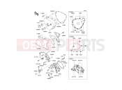 Left Engine Cover(s) - Kawasaki W650 (EJ650-C5) 2003