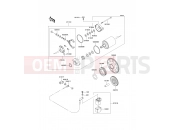 Starter Motor - Kawasaki W650 (EJ650-C5) 2003