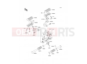 Footrests - Kawasaki W650 (EJ650-C5) 2003