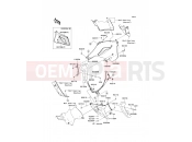 Cowling Lowers - Kawasaki 1400GTR (ZG1400A8F) 2008