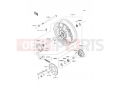 KAWASAKI 2009 Rear Hub