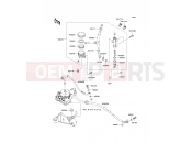 KAWASAKI 2009 Rear Master Cylinder
