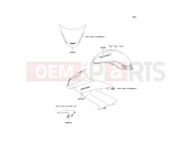 KAWASAKI 2009 Decals(Blue)(M.D.Black)