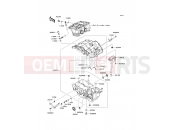 Crankcase - Kawasaki NINJA 250R (EX250K9F) 2009