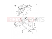 Swingarm - Kawasaki NINJA 250R (EX250K9F) 2009