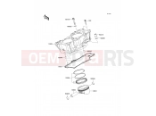 Cylinder/Piston(s) - Kawasaki VERSYS (KLE650A9F) 2009