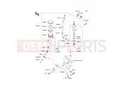 Rear Master Cylinder - Kawasaki VERSYS (KLE650A9F) 2009