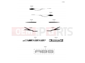 Decals(Black/Gray) - Kawasaki J300 (SC300CHFA) 2017