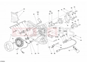 DUCATI 2007 Superbike 999 S AMA Replica GENERATOR COVER - WATER PUMP » COOLING SYSTEM