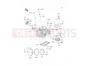 Cylinder Head - Kawasaki D-TRACKER 125 (KLX125DBF) 2011