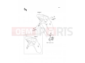 Front Fender(s) - Kawasaki VERSYS (KLE650CBF) 2011