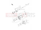 KAWASAKI D-TRACKER 125 (KLX125DCF) Front Hub