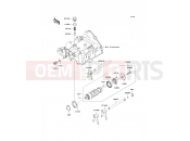 KAWASAKI 2012 Gear Change Drum/Shift Fork(s)