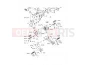 KAWASAKI 2012 Footrests